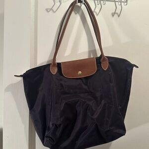Dark purple longchamp